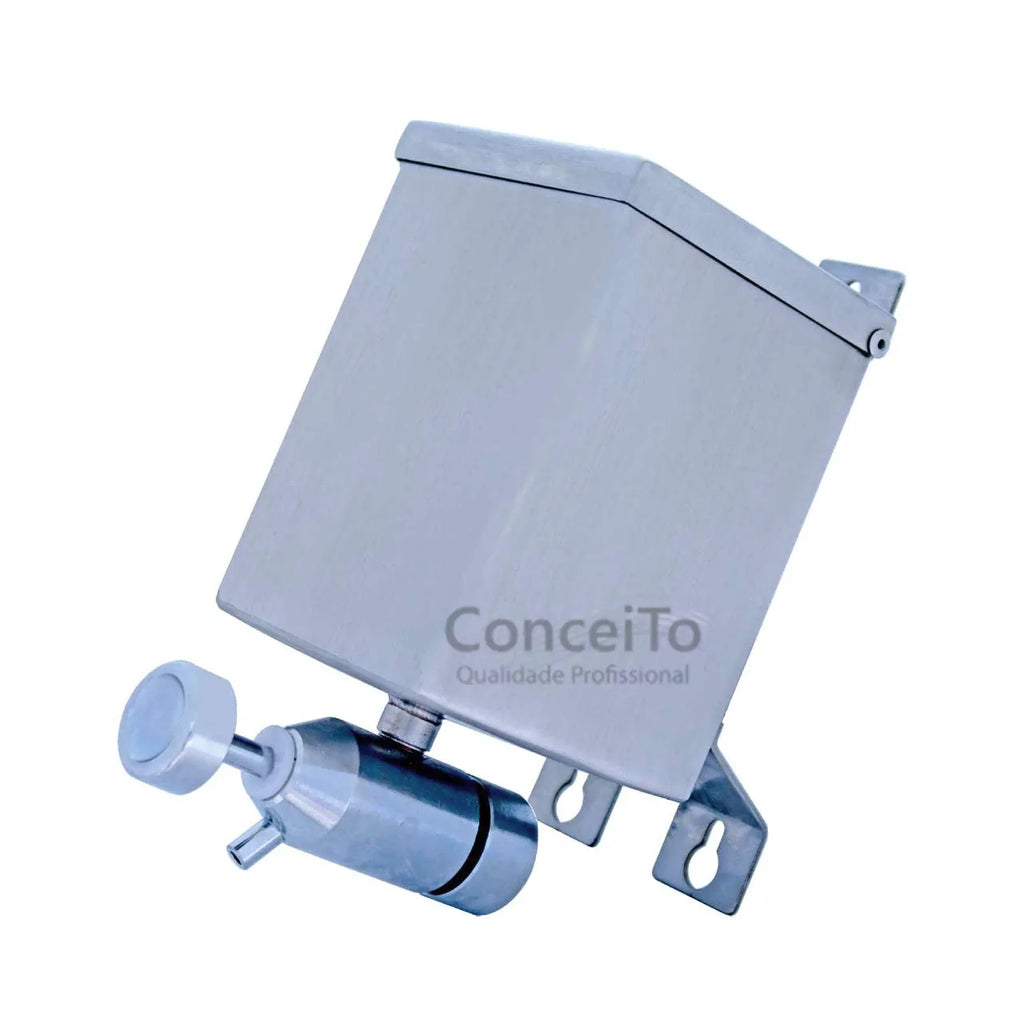 Saboneteira industrial inox Flex quadrada 500ml - 10001 - Conceito Metais