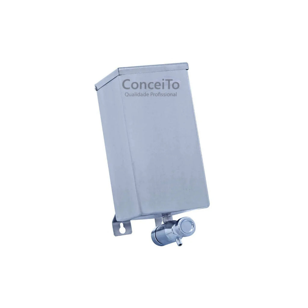 Saboneteira industrial inox Flex quadrada 1000ml - 10003 - Conceito Metais