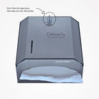 Dispensador de papel toalha interfolhas inox com chave - 10008 - Conceito Metais (foto 2)