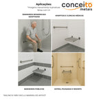 Banco articulado branco PNE 45x70 - 1024: aplicações