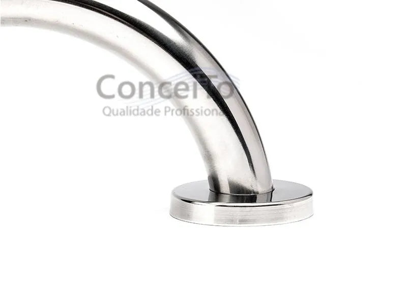 Barra de apoio para banheiro em inox reta 90cm - 1040 - Conceito Metais (foto 3)
