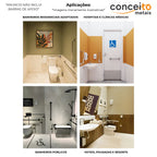Banco articulado branco metal reforçado para banheiro PNE 45x70 com pedestal - 1059: aplicações