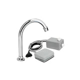 Pedal acionador de torneira 220v modelo + bica alta para hospitais, consultórios, clínicas - 1064