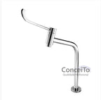 Torneira hospitalar clínica metal 26 cm alavanca reforçada mesa 45° - 12041 - Conceito Metais