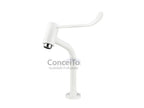 Torneira clínica de alavanca de mesa acionamento superior 16 cm 45° - 12049 - Conceito Metais