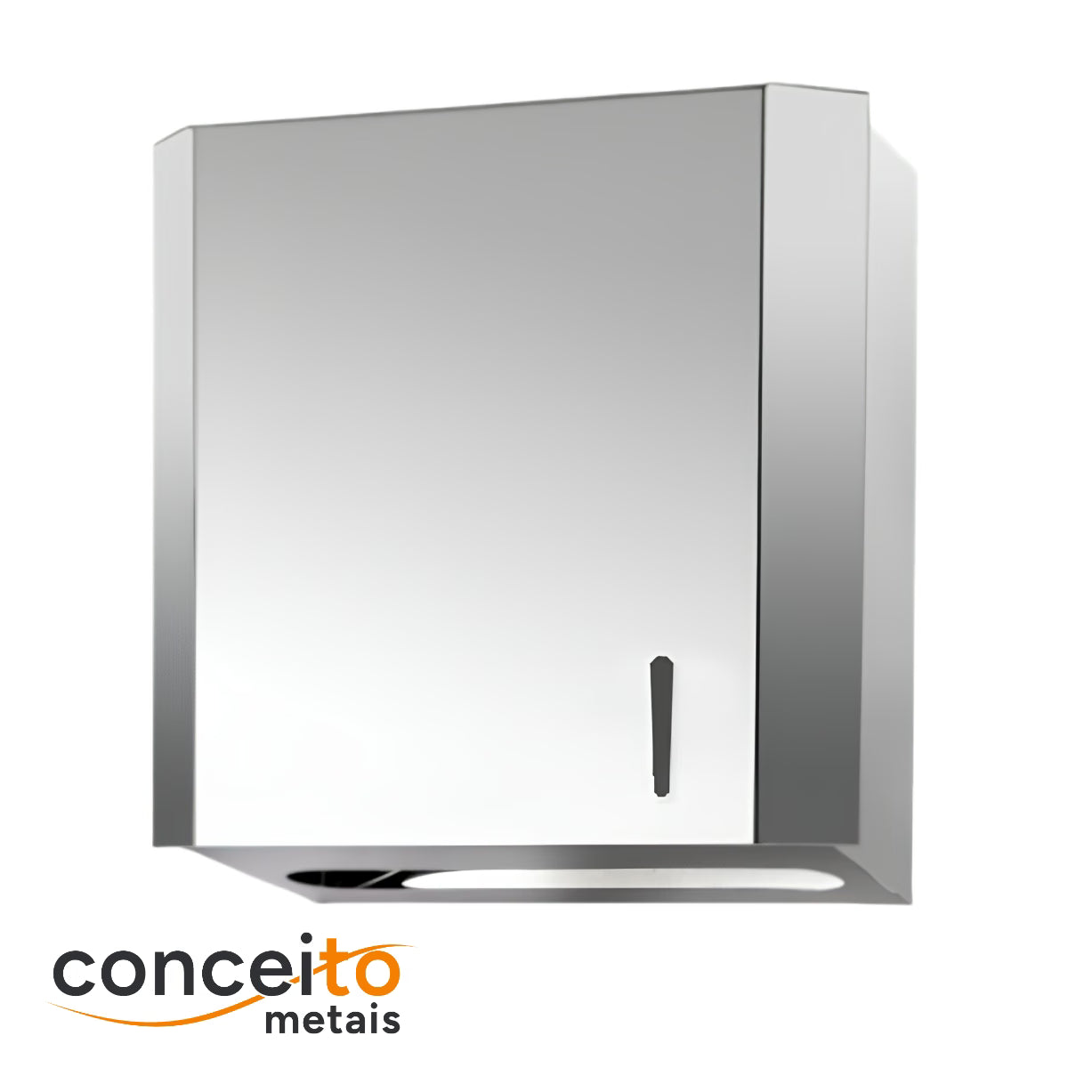 Toalheiro inox interfolhas com trava - 12182