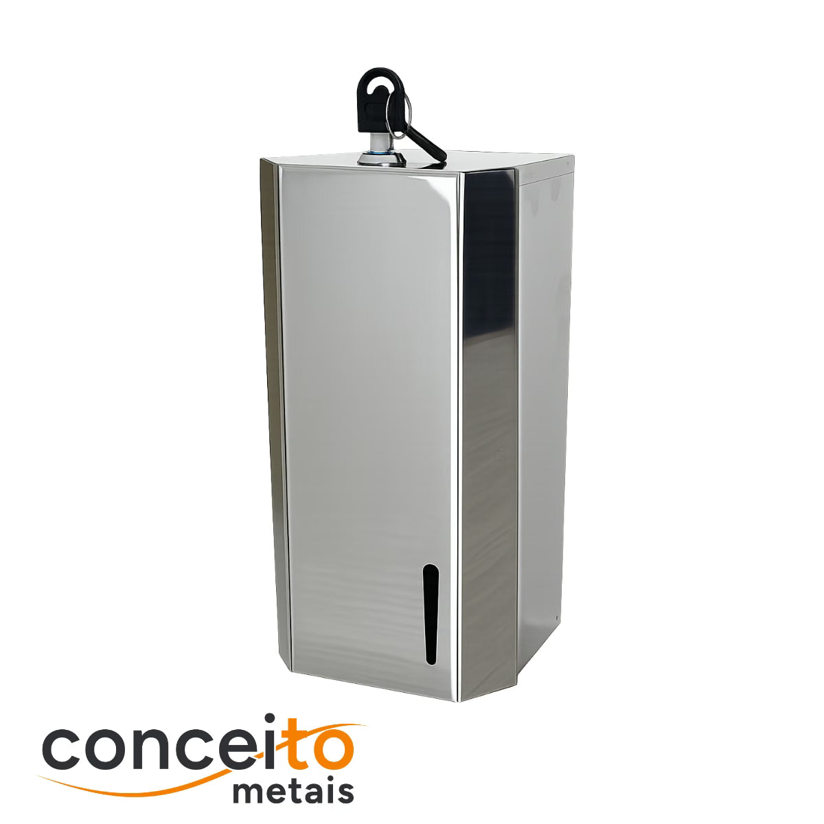 Toalheiro cai cai inox com trava - 12183