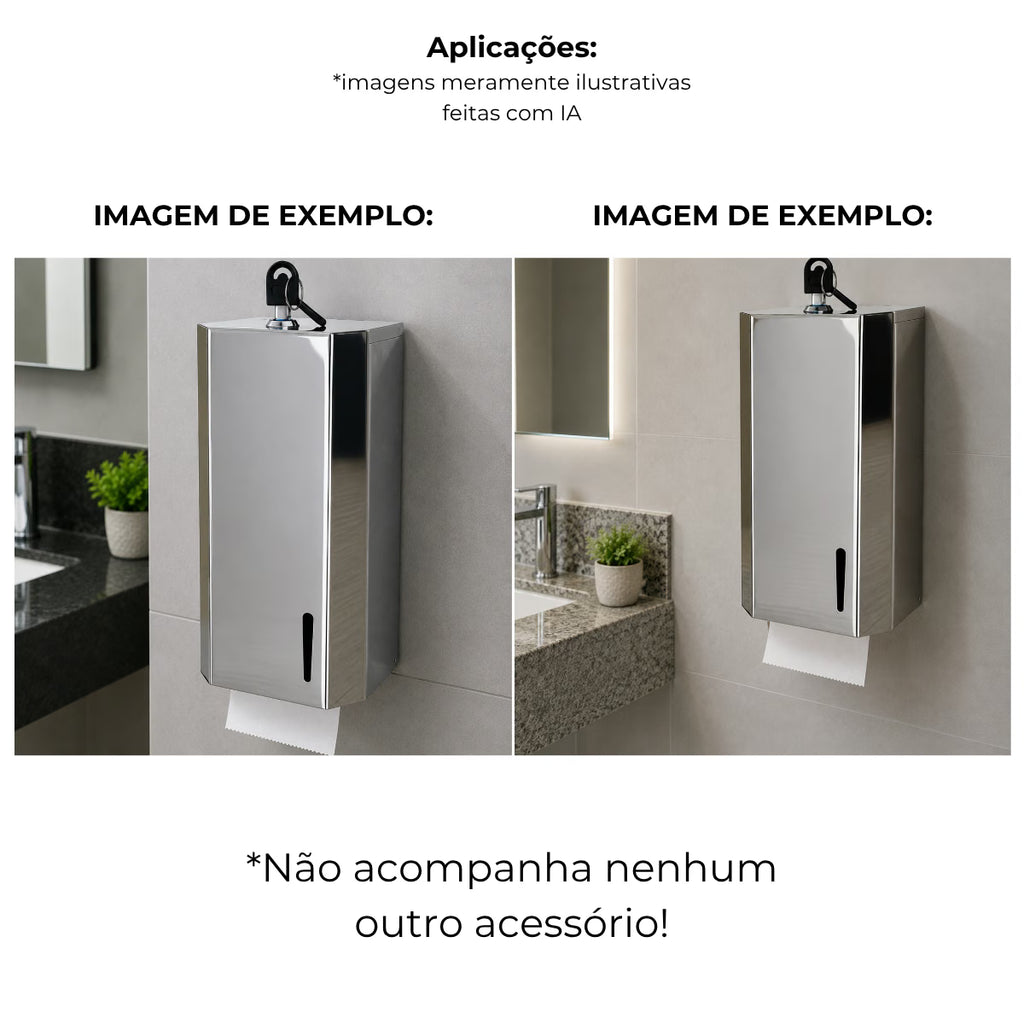 Toalheiro cai cai inox com trava - 12183: aplicações