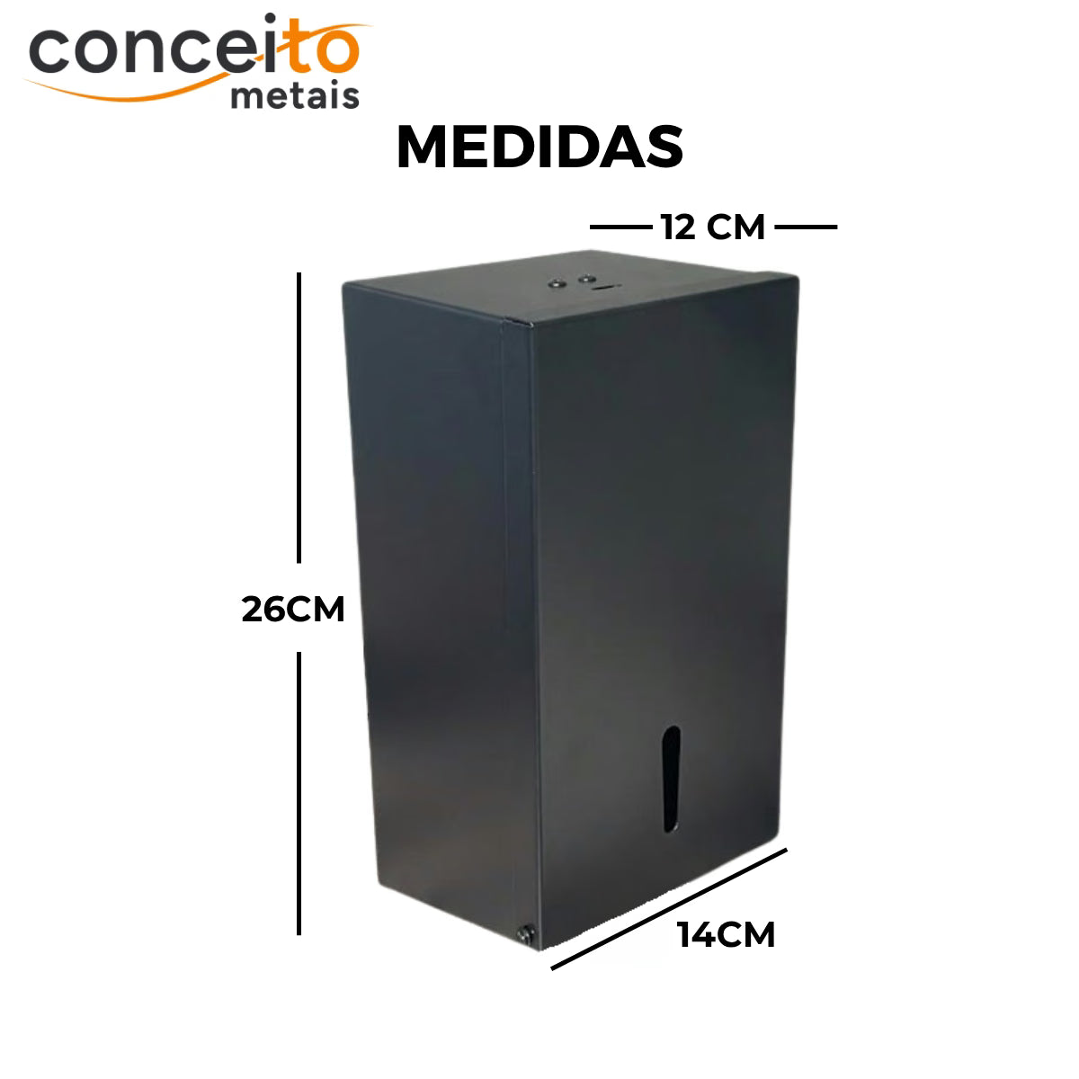 Toalheiro cai cai em aço reforçado pintura eletrostática preto - 12869: medidas