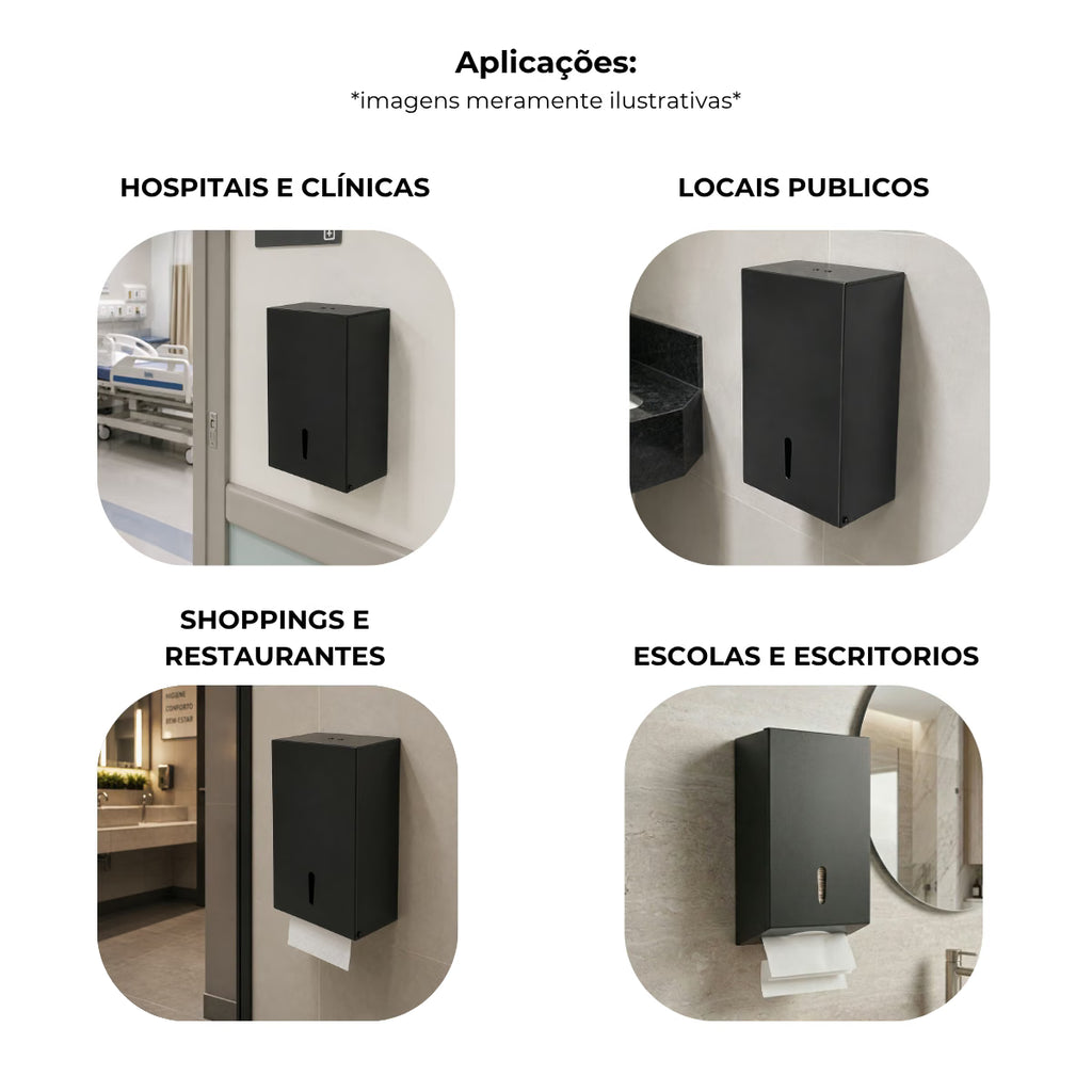 Toalheiro cai cai em aço reforçado pintura eletrostática preto - 12869: aplicações