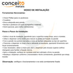Toalheiro cai cai em aço reforçado pintura eletrostática preto - 12869: modo de instalação