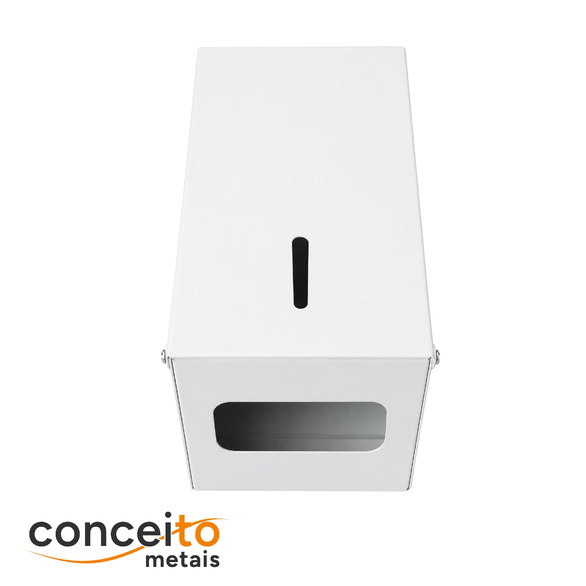 Toalheiro cai cai em aço reforçado pintura eletrostática branco - 12870