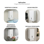 Toalheiro cai cai em aço reforçado pintura eletrostática branco - 12870: aplicações