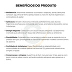 Mangueira engate flexível metal cromado 1,20m ducha - 13014: benefícios do produto