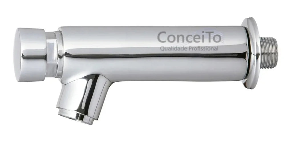 Torneira automática de pressão de metal de parede - 13051 - Conceito Metais