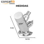Acionador de pedal mecânico metal - 13057: medidas 11 x 5,5 cm