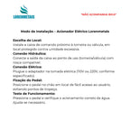 Acionador de pedal elétrico para bica bancada pedal preto 220v - 13085 - Conceito Metais (foto 4)