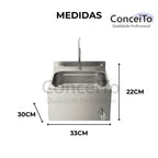 Lavatório pia assepsia - 13101 - Conceito Metais (foto 2)