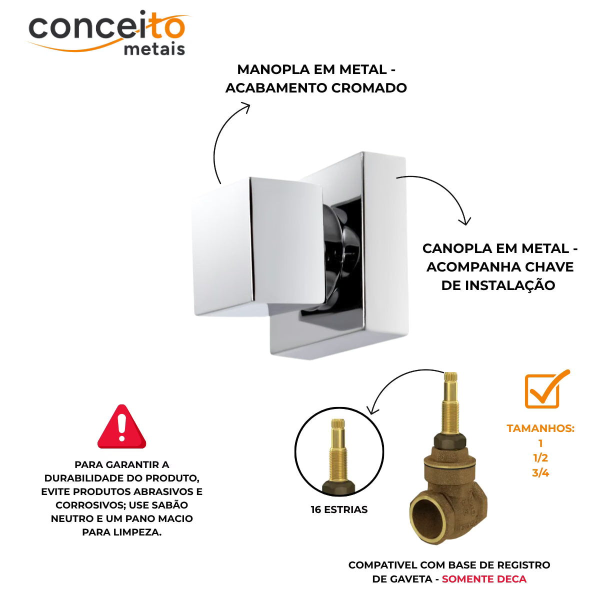 Acabamento quadrado para base Deca - 13208: detalhes e compatibilidade