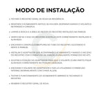 Acabamento quadrado preto fosco 3/4 para base Deca - 13210: modo de instalação