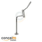 Torneira clínica de mesa 16cm 45° em metal reforçado - 13244