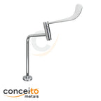 Torneira clínica de mesa alavanca clínica 27cm 45° em metal reforçado - 13245