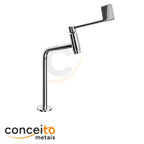 Torneira clínica de mesa alavanca especial 27cm 45° em metal reforçado - 13246