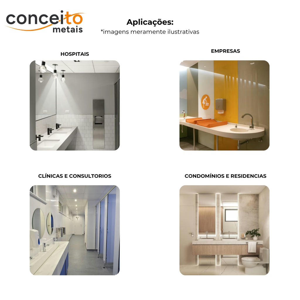 Ducha higiênica quadrado completa preto fosco black matte - 13281: aplicações