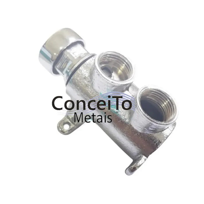 Acionador de Pedal Mecânico Piso Bebedouro Metal Piso Parede