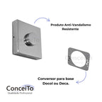 Acabamento para descarga com conversor para base Docol ou Deca - 13569 - Conceito Metais (foto 3)