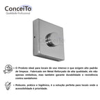 Acabamento para descarga com conversor para base Docol ou Deca - 13569 - Conceito Metais (foto 5)