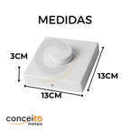 Acabamento branco para descarga com conversor para base Docol ou Deca - 13570 - Conceito Metais (foto 4)
