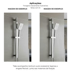 Ducha com barra deslizante cromada 60cm - 13608: aplicações