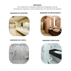Saboneteira aço carbono com pintura epóxi e tampa de inox polido com chave e reservatório 1000 ml - 13674: aplicações em banheiros de shopping, restaurante, clínica e hospital