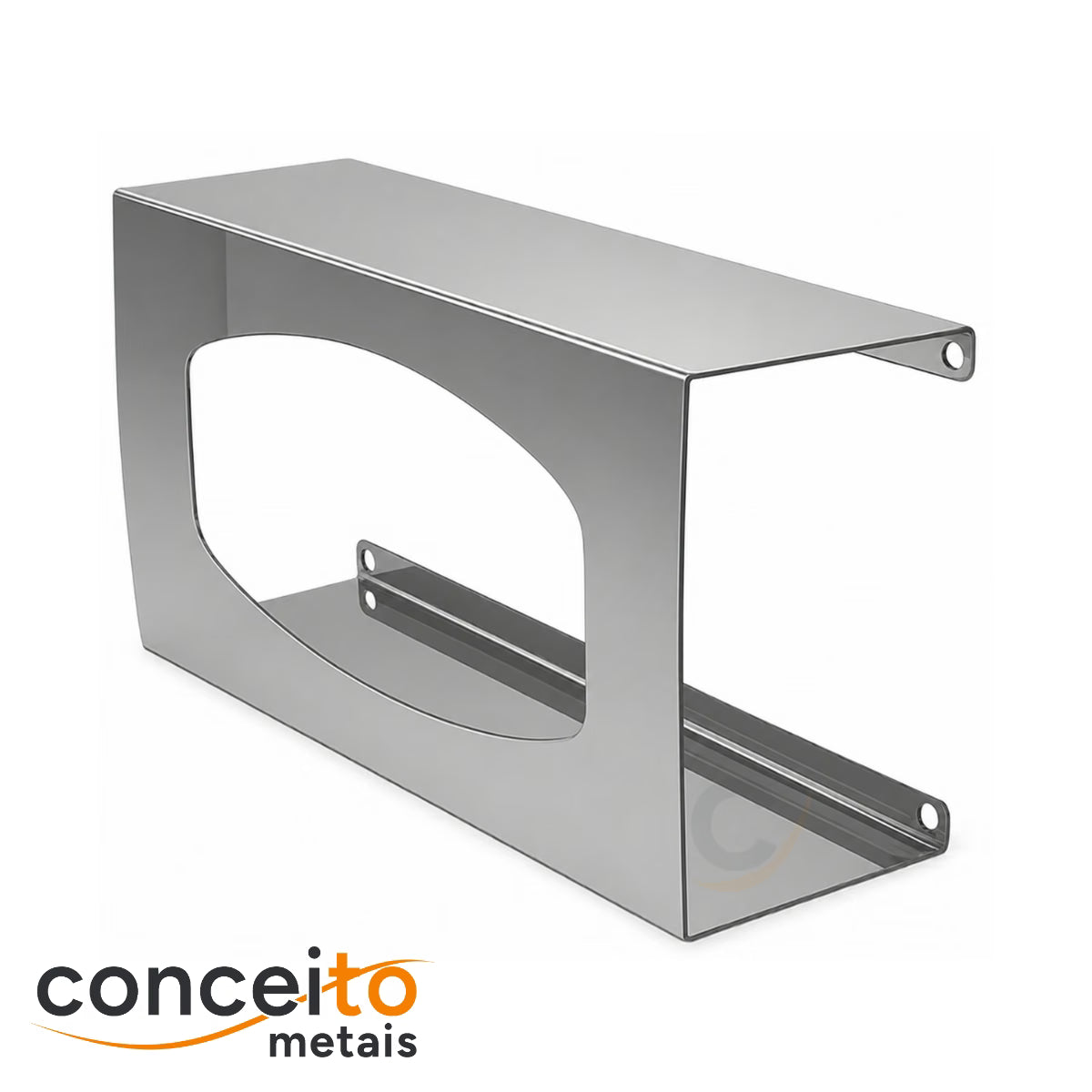 Suporte porta luvas fabricado em aço inox polido - 13689