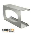 Suporte porta luvas fabricado em aço inox escovado - 13690