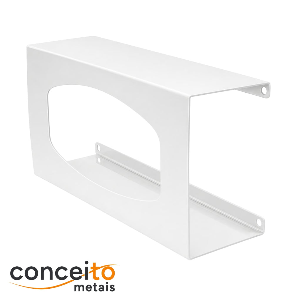 Suporte porta luvas fabricado em aço pintura eletrostática branco - 13692