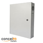 Gabinete rack caixa de distribuição metálico parede organizador padrão branco - 13995