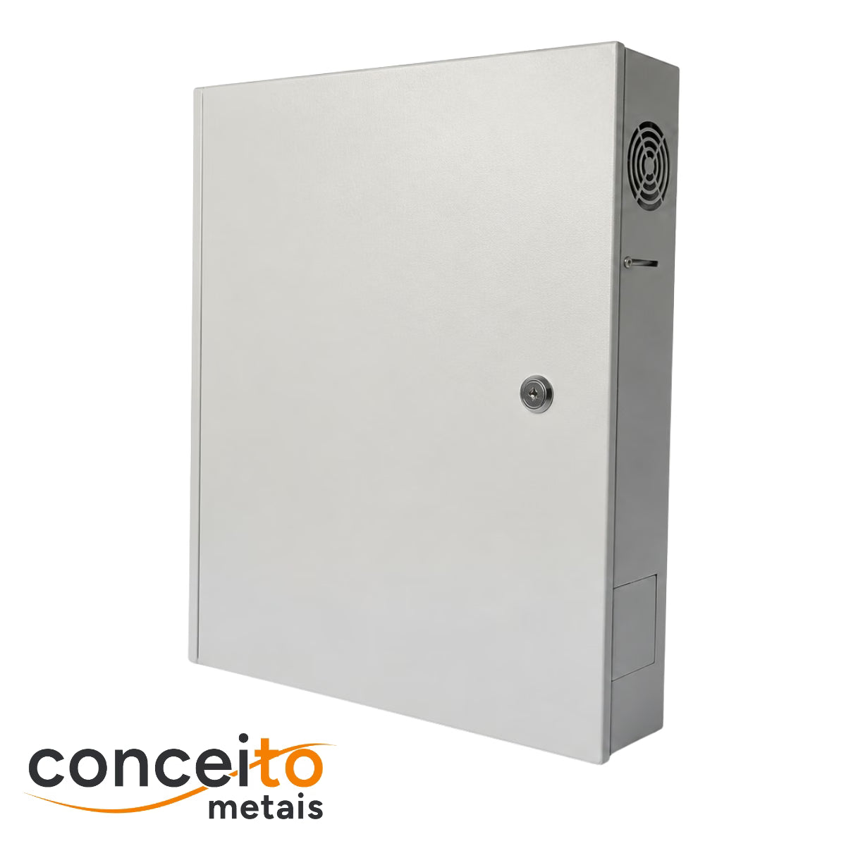 Gabinete rack caixa de distribuição metálico parede organizador padrão branco - 13995