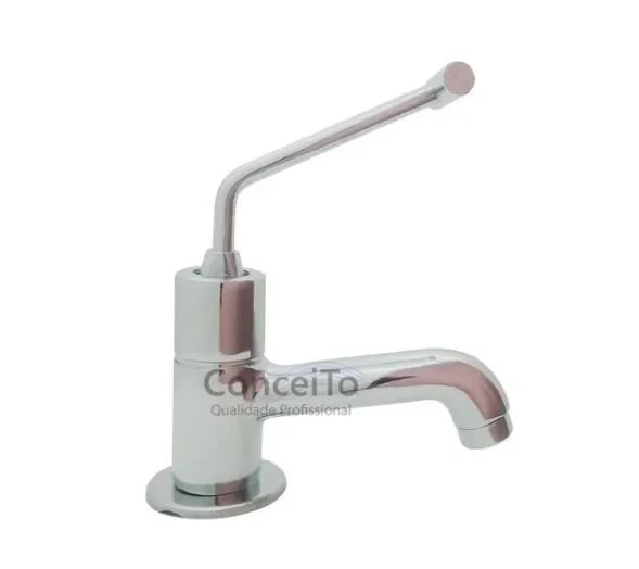 Torneira automática deficiente PNE bico anti furto NBR9050 altura 12 cm - 19021 - Conceito Metais
