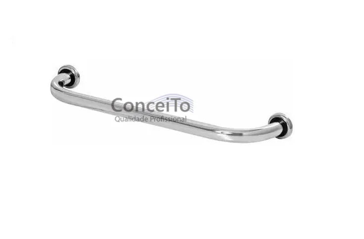 Barra de apoio reta 90cm em alumínio para banheiro PNE - 19111 - Conceito Metais