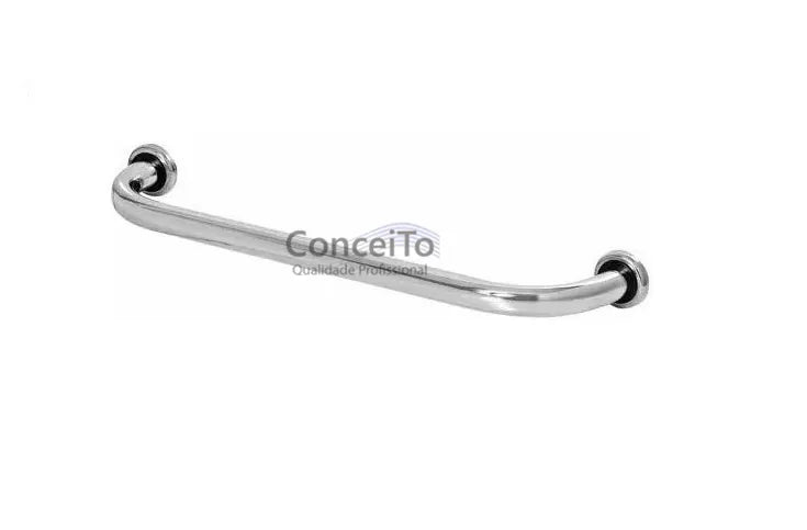Barra de apoio reta 80cm em alumínio para banheiro PNE - 19112 - Conceito Metais