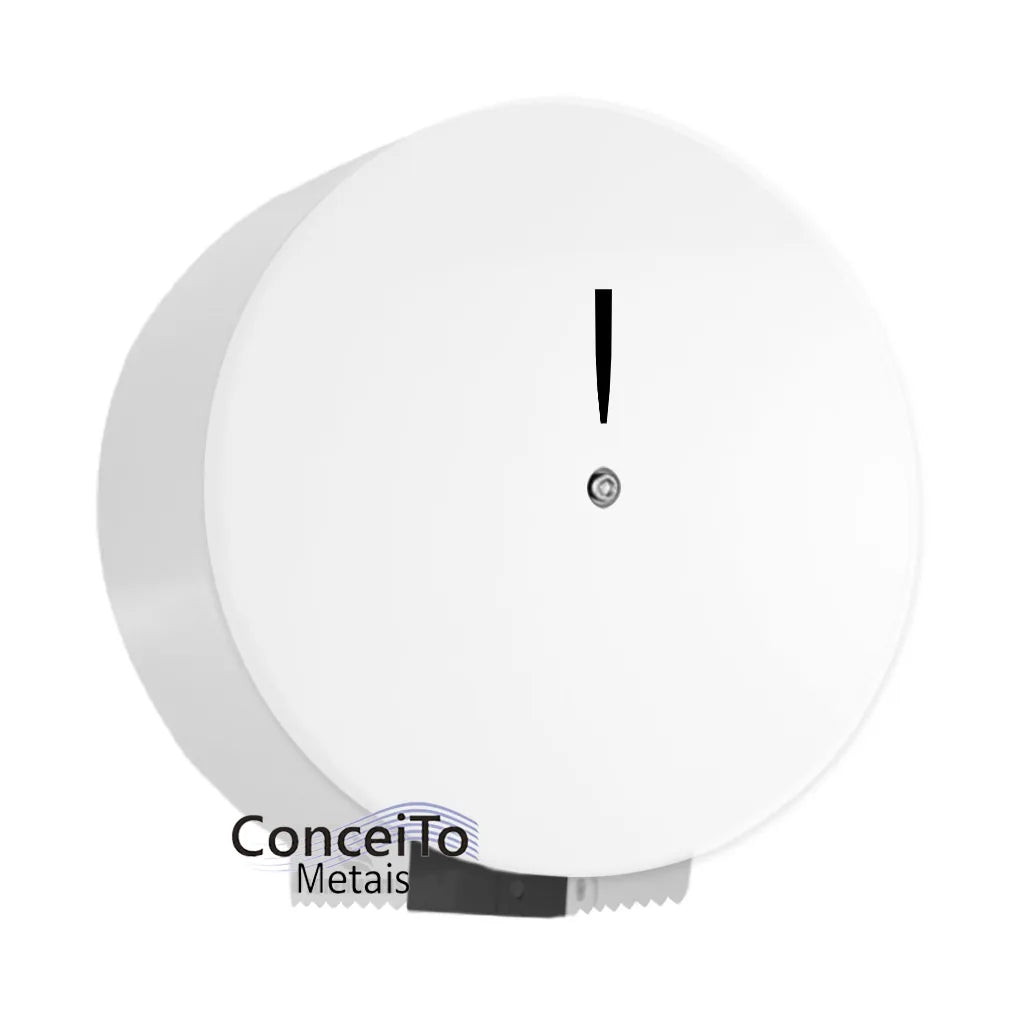 Dispenser de papel higiênico aço carbono 400 mt com trava - 20002 - Conceito Metais (foto 2)