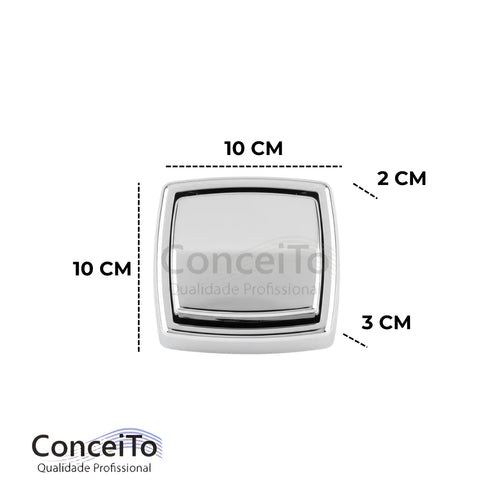 Acabamento para válvula de descarga compatível com Deca e Docol - 22071 - Conceito Metais (foto 2)