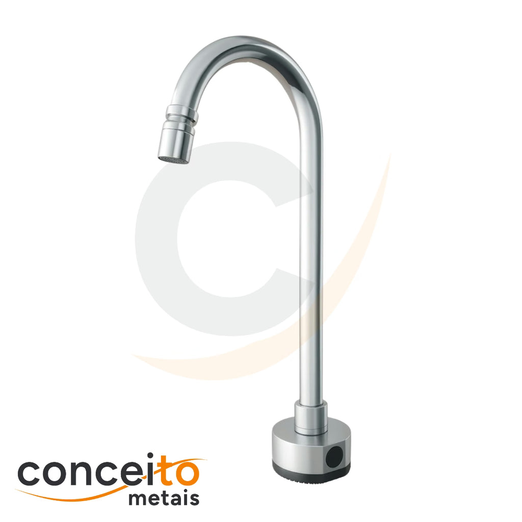 Torneira com sensor bica alta aço inox - 35003