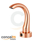 Torneira com sensor anti vandalismo em latão rosé - 35006