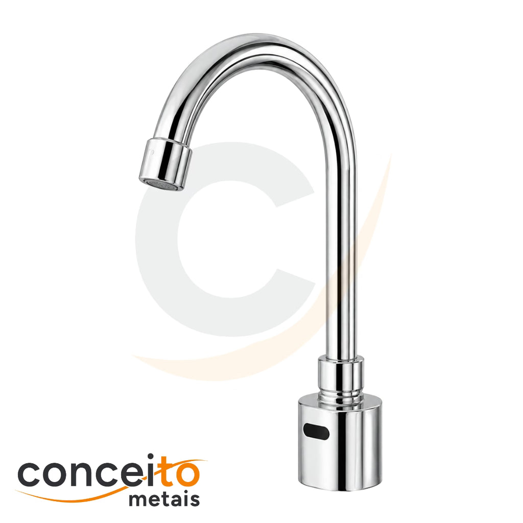 Torneira com sensor bica alta móvel anti vandalismo - 35009