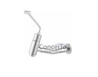 Torneira temporizada PNE com arejador anti furto de parede 19cm - 3709 - Conceito Metais