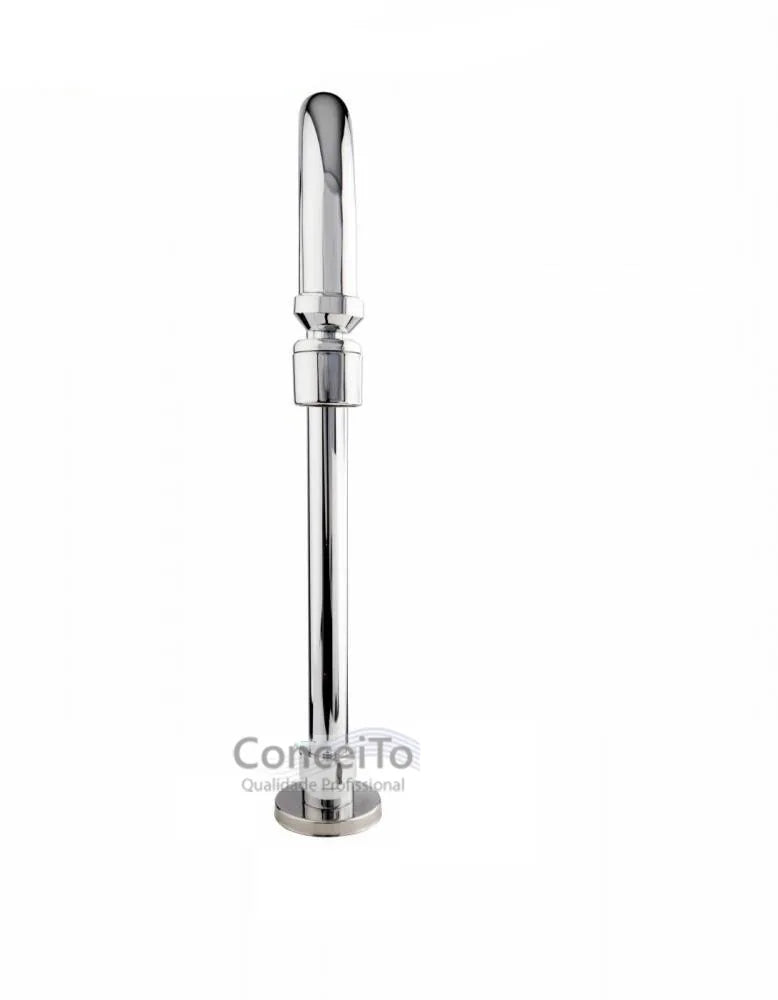 Bica ou torneira mesa hospitalar inclinada sem registro 35 cm para acionador de pedal - 12076 - Conceito Metais (foto 3)