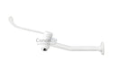 Torneira clínica de metal branca de parede 24cm - 3742 - Conceito Metais